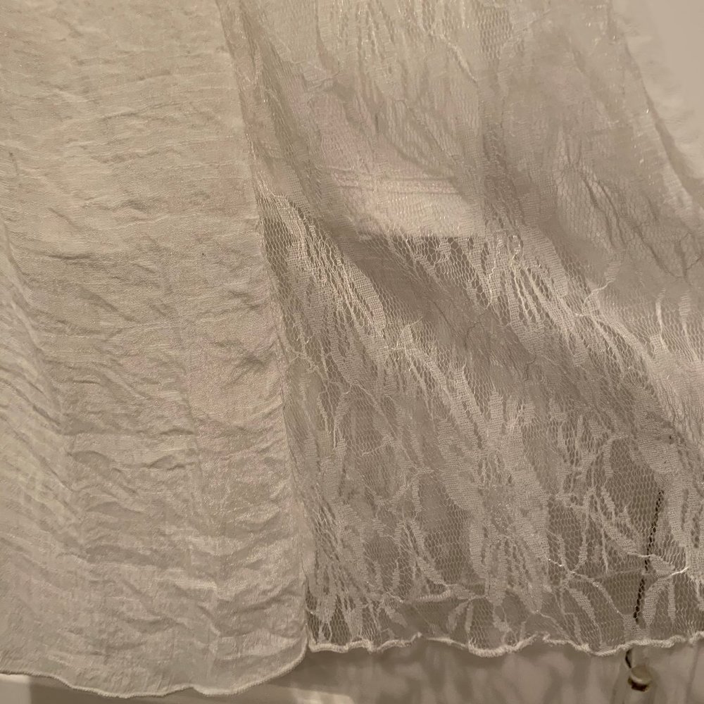 White Lace Maxi Skirt - image 6
